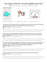 1) 2) warming hand over a radiator. Conduction Convection Radiation Worksheet By Berger S Bargains