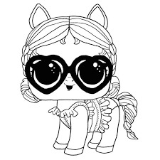 If your child loves interacting. Vacay Neigh Neigh Lol Pets Coloring Page Free Printable Coloring Pages For Kids