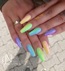 Rainbow Regenbogen Nagel Nails Regenbogen Nagel Oktober Nagel Manikure Ideen
