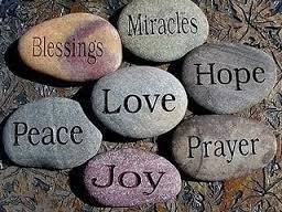 Blessings Miracles Peace Love Joy Hope Prayer Faith Truly Believes Peace And Love Stone Stone Art