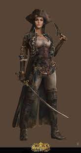Steampunk Fantasy Pirate Character Inspiration Artstation Wild Sea Pirate Ii Eve Ventrue Sea Pirates Pirate Art Pirate Woman