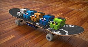Skateboard Pedalboard Concept Guitar Pedals Diy Pedal Board Pedalboard