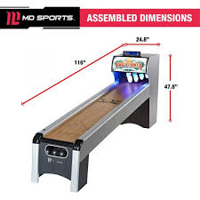 Ten pin bowling bowling game that is very difficult to master. Md Sports 120 Arcade Bowling Game Table Md Sports