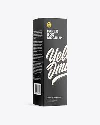 Download Glossy Dropper Bottle With Paper Box Mockup In Bottle Mockups On Yellow Images Object Mockups