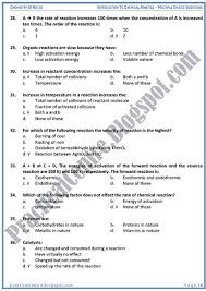 Practical Centre Introduction To Chemical Kinetics Mcqs Chemistry Xi In 2020 Chemical Kinetics Chemistry Chemistry Notes