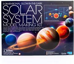 3d Glow In The Dark Solar System Mobile Making Kit The Science Store