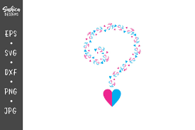 Download Gender Reveal Question Mark Graphic By Sashica Designs Creative Fabrica PSD Mockup Templates