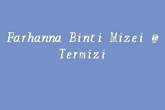 The link you clicked has been deleted or suspended. Farhanna Binti Mizei Termizi Peguambela Dan Peguamcara In Melati Utama