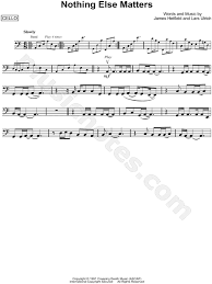 (from the 1991 album metallica). Metallica Nothing Else Matters Sheet Music Cello Solo In A Minor Download Print Sheet Music Violin Songs Violin Sheet Music