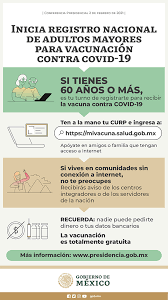 La vacuna debe ser una vacuna apropiada para la edad, según lo recomendado por el acip para r. Inicia Registro De Adultos Mayores Para Vacuna Contra Covid 19