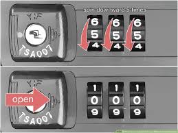 Combination lock instructions · slide button a out to open the lock. 3 Easy Ways To Open A Locked Suitcase Without The Combination