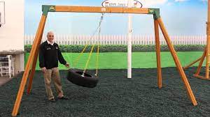 Here is my design for a swing set. Wooden A Frame Swing Sets Youtube