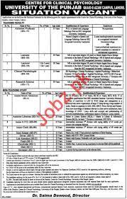 All health jobs in one easy search. Centre For Clinical Psychology Teaching Non Teaching Jobs 2021 Job Advertisement Pakistan