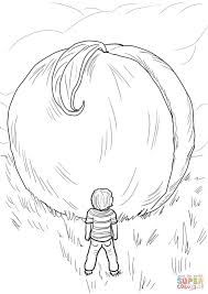 James And The Giant Peach Coloring Page Free Printable Coloring Pages The Giant Peach James And Giant Peach Peach Art