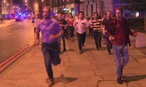 How the events unfolded at london bridge two years ago and who was caught up in the terror bbc reporter holly jones, who was on the bridge at the time of the attack, said the van was probably. London Bridge Attack Brings Out Defiant British Humour London Bridge Attack 2017 The Guardian