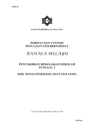Contoh karangan cemerlang bahasa melayu spm 2. Format Contoh Esei Pbs Bm