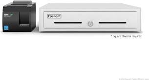 Square Bundle No.10 - Square Ipad Compatible Epson Receipt / Docket Printer  + Cash Drawer