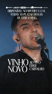 Vinho Novo — Éder Carvalho (Ao Vivo) Disponível no Spotify e em todas as  plataformas digitais , Adicione esse lançamento à sua playlist no seu App  de música favorito e adore ao Senhor. Cante a palavra ...