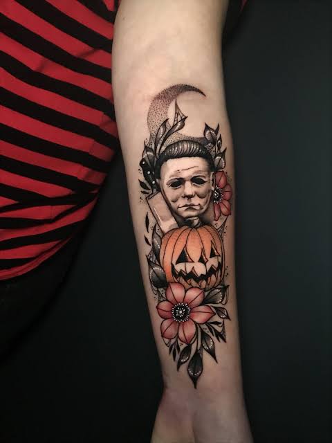 Halloween collage by Wendy Ruiz at Malaka Tattoo, Los Angeles, CA : r/tattoo