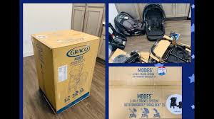 New 2019 Graco Modes Travel System With Snugride Snuglock 35 Infant Car Seat Unboxing Review Youtube