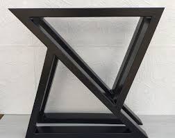 Square Rectangular Modern Dining Table Legs Industrial Legs Etsy In 2020 Metal Table Legs Steel Table Legs Table Legs