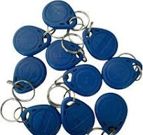 YARONGTECH 125khz key fob, access rfid tag em4100 chip for access control  (pack of 10)