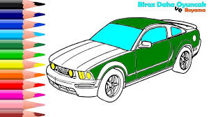 Super Yaris Arabasi Boyama Eglenceli Boyama Videolari Race Cars Car Colors Car