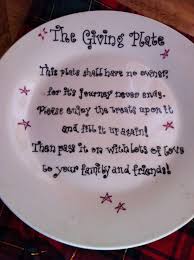 My Revised Version Of The Giving Plate Giving Plate Homemade Gifts Sharpie Crafts