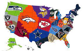 Follow your favorite nfl teams on pff for exclusive analysis and team stats you won't find anywhere else. Closest Nfl Team To Each Us County Nfl