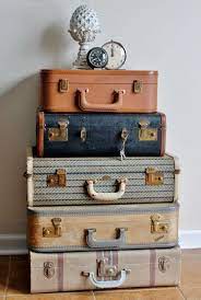 How To Clean Care For Antiques Vintage Luggage Adirondack Girl Heart Vintage Suitcase Decor Suitcase Decor Vintage Luggage