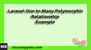 Laravel One To Many Polymorphic Eloquent Relationship Example In 2020 Relationship Eloquent Example