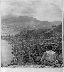 Views Of Martinique After Eruption Of Mt Pelee Pelee French West Indies Martinique