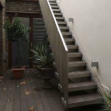 On the other hand, stairs on a garden offers ease of access to go from one level to another and serve as a walkway as well. Exterior Design Narrow Outside Metal Stair Design How To Build Outside Stairs Deck Steps Plans Outdoor Metal Sta Outside Stairs Outdoor Stairs Stairs Design