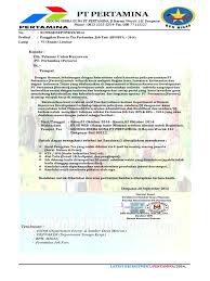 Check spelling or type a new query. Surat Resmi Pt Pertamina Persero Indonesia Bps 2014 Iv 2