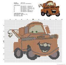 Free printable car cross stitch patterns. Disney Cars Cross Stitch Patterns Free Novocom Top