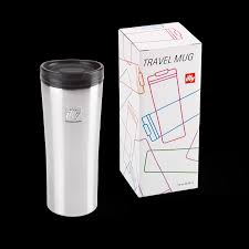 Although the actual mug isn't dishwasher safe, the lid is. Stainless Steel Travel Mug 450ml Thermal Coffee Mug Illy Shop