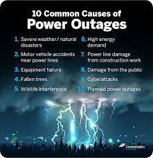 If you have any questions or comments feel free to reach out What Causes Power Outages Constellation