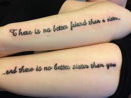 Sister Tattoo Sister Tattoos Quotes Sister Tattoos Tattoo Quotes