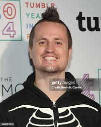 L-R Head of brand partnerships at Tumblr Lee Brown, AT&T... News Photo