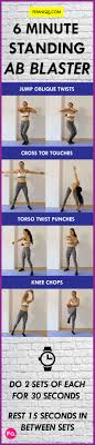 Erector spinae refers to four individual muscles that run the length of the spine. 6 Minute Standing Abs Exercises To Lose Belly Fat Femniqe