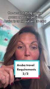Aruba Travel Requirements: Fill Out Your ED Card Online!
