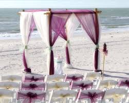Updated 08/26/20 in a town where the beaches are more than 20 miles long, lounging aroun. Florida Beach Wedding Style With Eggplant And White Bohowedding Beach Wedding Style Beach Ceremony Decor Florida Beach Wedding