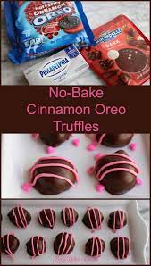 No Bake Cinnamon Oreo Truffles Recipe Oreo Truffles Baking Truffles