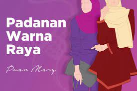 Warna mustard alias kuning kunyit ini bisa bikin kulit kelihatan cerah, tapi nggak bisa dipadukan itulah kenapa warna kuning seringnya dihindari. Padanan Warna Raya 2018 Puan Mary