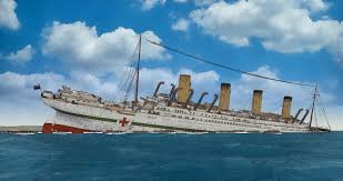 sinking animation h.m.h.s. britannic