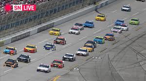 Racing flags are traditionally used in auto racing and similar motorsports to indicate track condition and to communicate important messages to drivers. Nascar At Talladega Results Denny Hamlin Overtakes Matt Dibenedetto In Wild Finish Sporting News