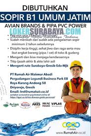 Temukan info lowongan pekerjaan menarik dan terbaru juni 2021 di sidoarjo hanya di jobs.id. Dibutuhkan Sopir B1 Umum Di Pt Rumah Air Makmur Abadi Gresik Terbaru Juli 2019 Lowongan Kerja Surabaya Januari 2021 Lowongan Kerja Jawa Timur Terbaru