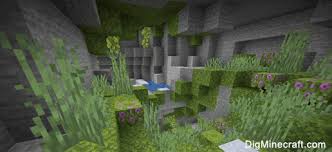 Admire the beauty of the cave and listen to a song. Lush Caves In Minecraft