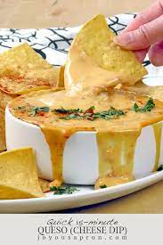 Quick 15 Minute Queso Cheese Dip Recipe Queso Cheese Dip Food Queso