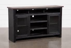 Fast delivery to your door on tv stands made by transdeco, avteq, avfi, walker edison, cheif, omnimount, plateau, crimson, sanus and more. Dixon Black 65 Inch Highboy Tv Stand With Glass Doors Living Spaces